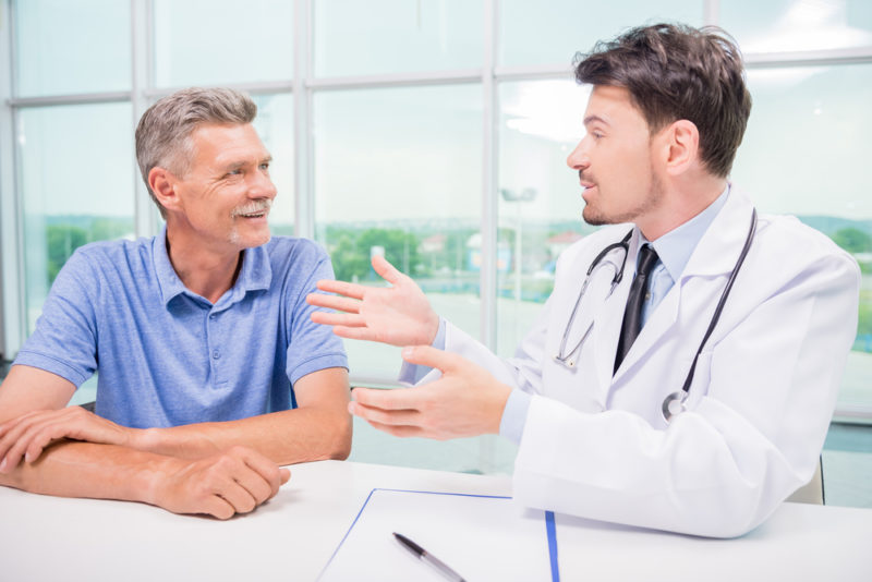 Doctor and patient