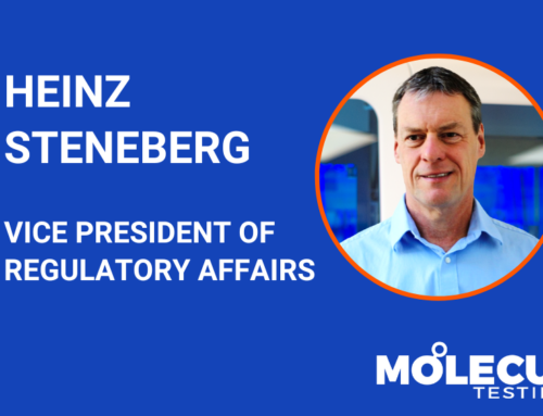Molecular Testing Labs Announces Heinz Steneberg as Vice President of Regulatory Affairs