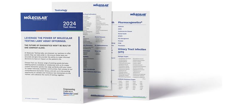 Test Menu Download | Molecular Testing Labs