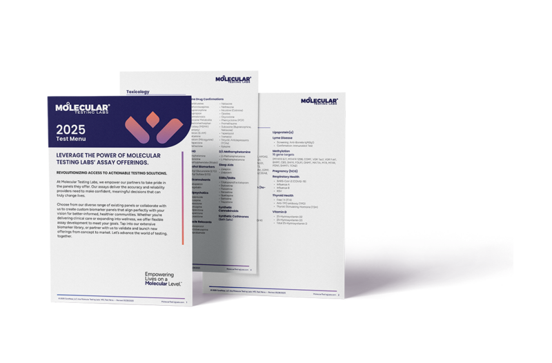 Test Menu Download | Molecular Testing Labs