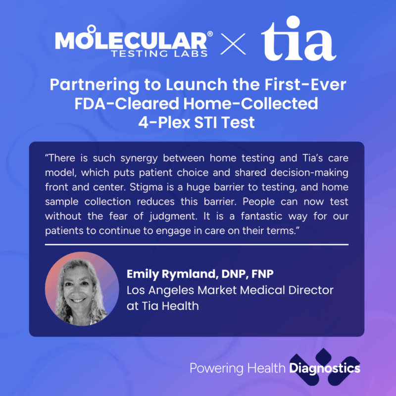 Tia Health and Molecular Testing Labs Partner to Launch the First-Ever ...
